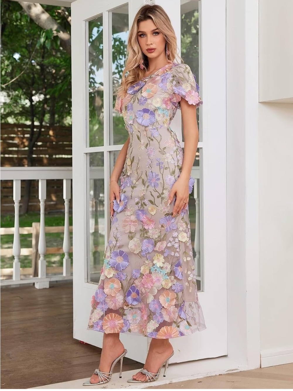 Floral Lavender Dress